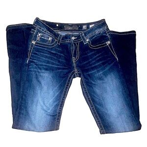 MISS ME Jeans Size 28 dark wash bootcut